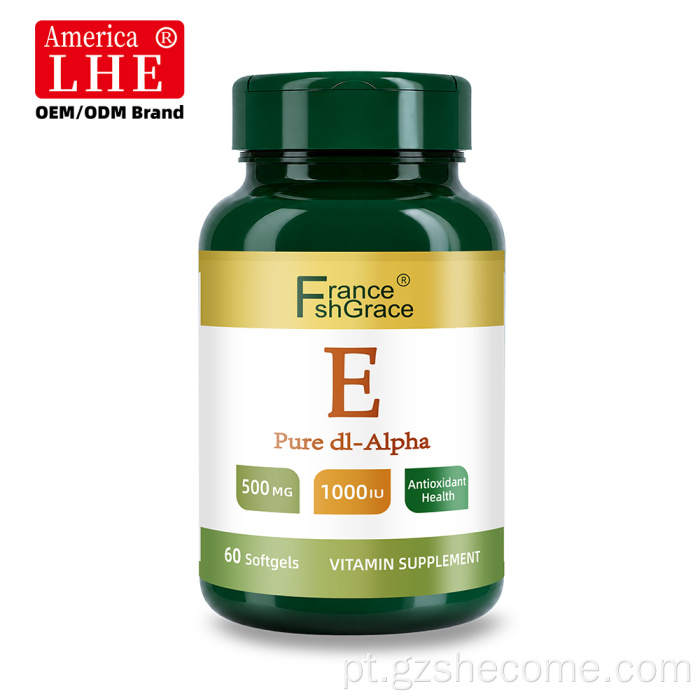 Shecome Vitamina E Softgels apoiam a saúde imunológica